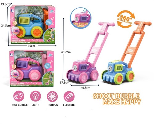 Lawnmower bubble machine - bubble,