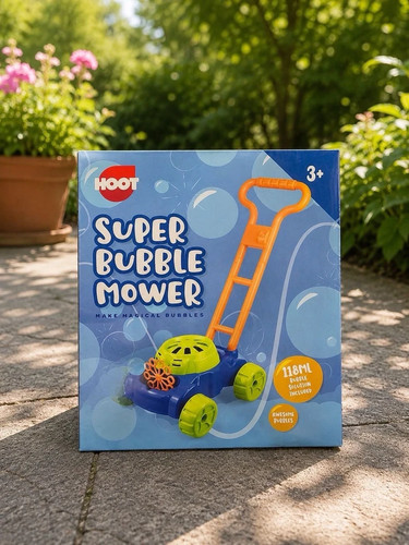 Hoot bubble machine - lawn, mower