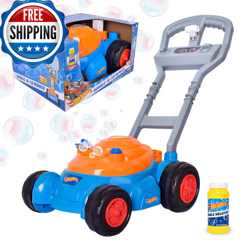 Hot wheels bubble lawn mower - hot,